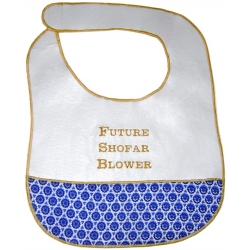 "Future Shofar Blower" Baby Bib