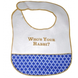 "Who's Your Rabbi?" Baby Bib