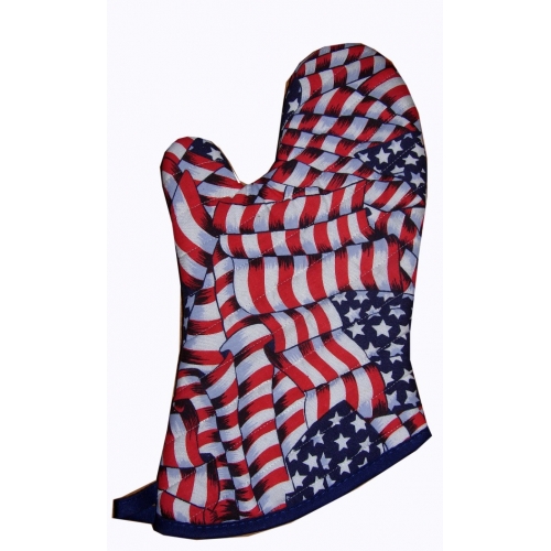  God Bless America Flag Oven Mitts Oven Mitts Pot